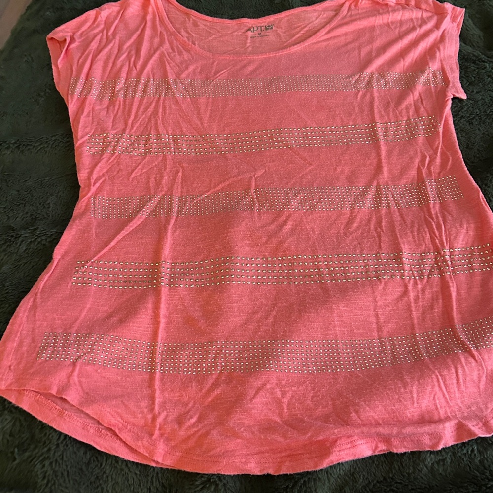 Apt. 9 Pink Relaxed T-Shirt
